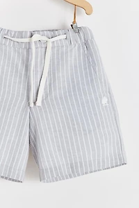 Grey Linen Bermuda