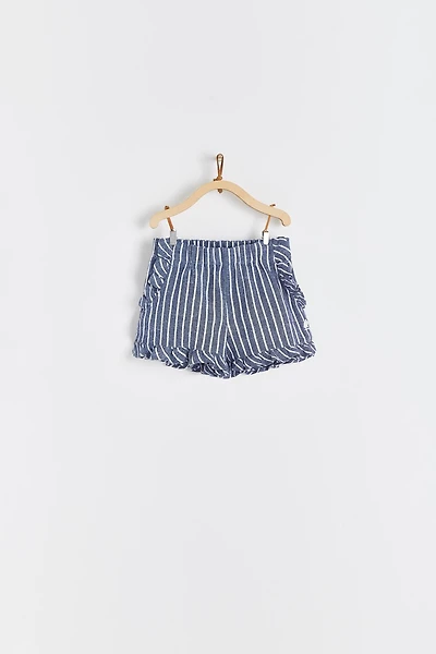 Rene Linen Ruffle Shorts
