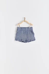 Rene Linen Ruffle Shorts