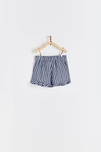 Rene Linen Ruffle Shorts