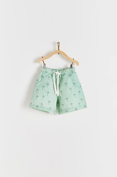 Linen Harem Baby Shorts