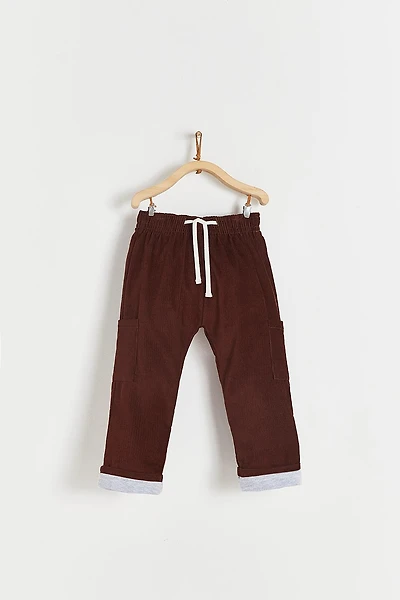 Corduroy Front Pocket Pants