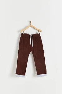 Corduroy Front Pocket Pants