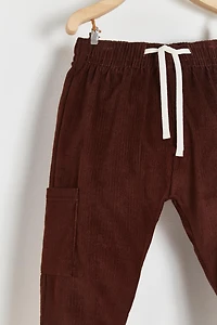 Corduroy Front Pocket Pants