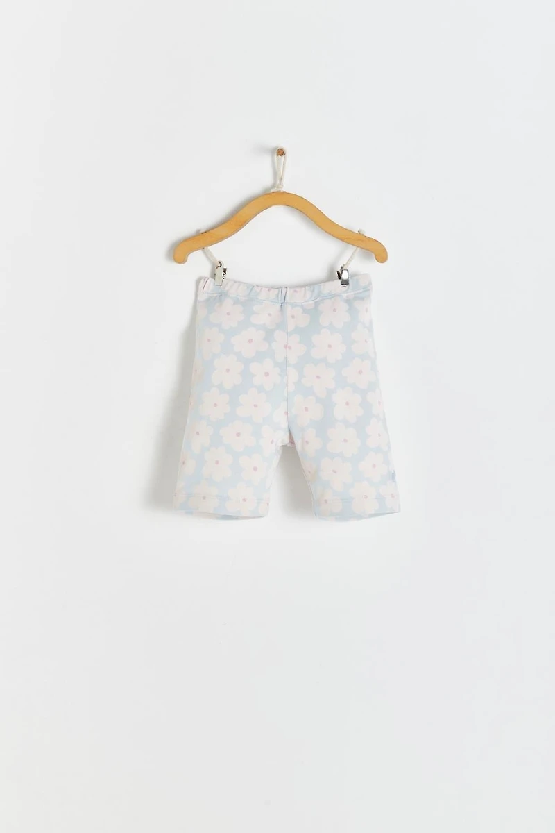 Flower Bike Shorts
