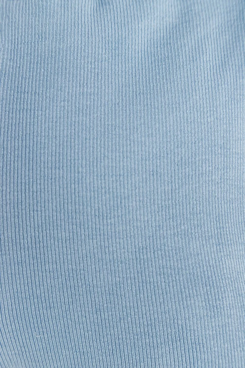 Ribbed Cotton Bike Shorts