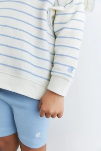 Ribbed Cotton Bike Shorts