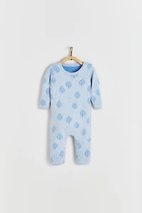 Leaves Knit Playsuit