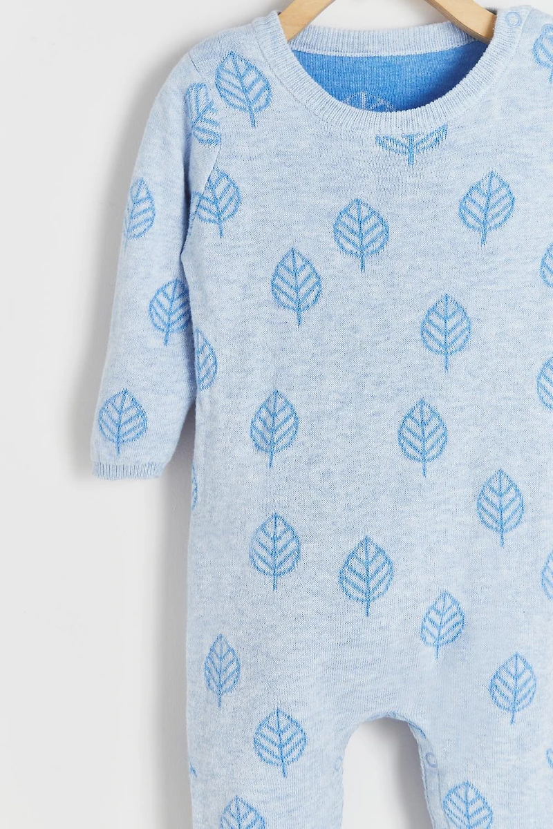 Leaves Knit Playsuit