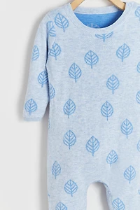 Leaves Knit Playsuit