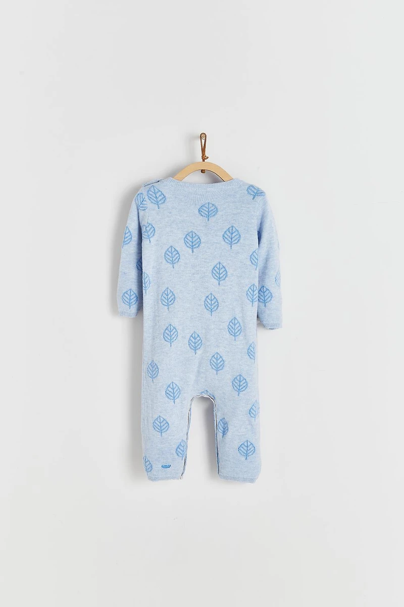 Leaves Knit Playsuit