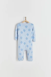 Leaves Knit Playsuit