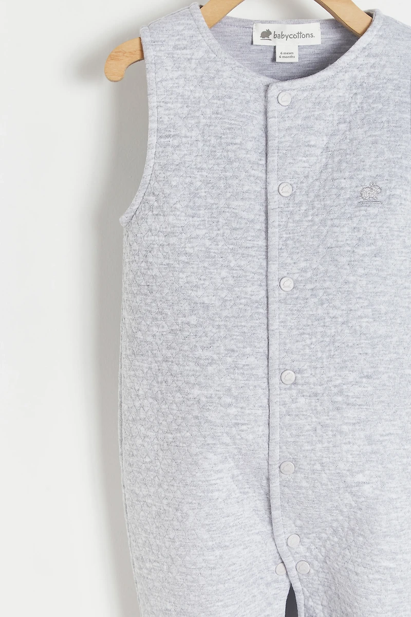 Mini Quilted Overalls