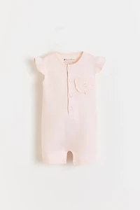 Peony Baby Romper Pima