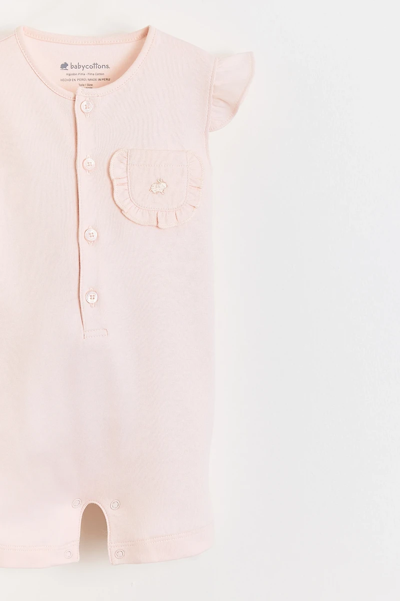 Peony Baby Romper Pima