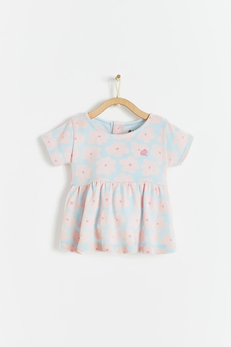 Flower Short Sleeve Set
