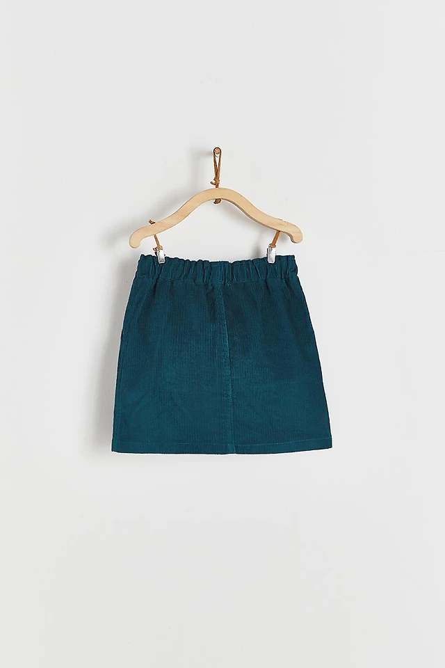 Shop H&M Pleated Corduroy Skirt at Beverly Center in Los Angeles, CA - Main Image