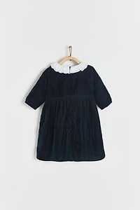 Christmas Plush Collar Dress