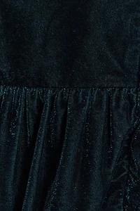 Christmas Plush Collar Dress