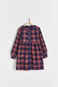 Carla Flannel Shirt Dress