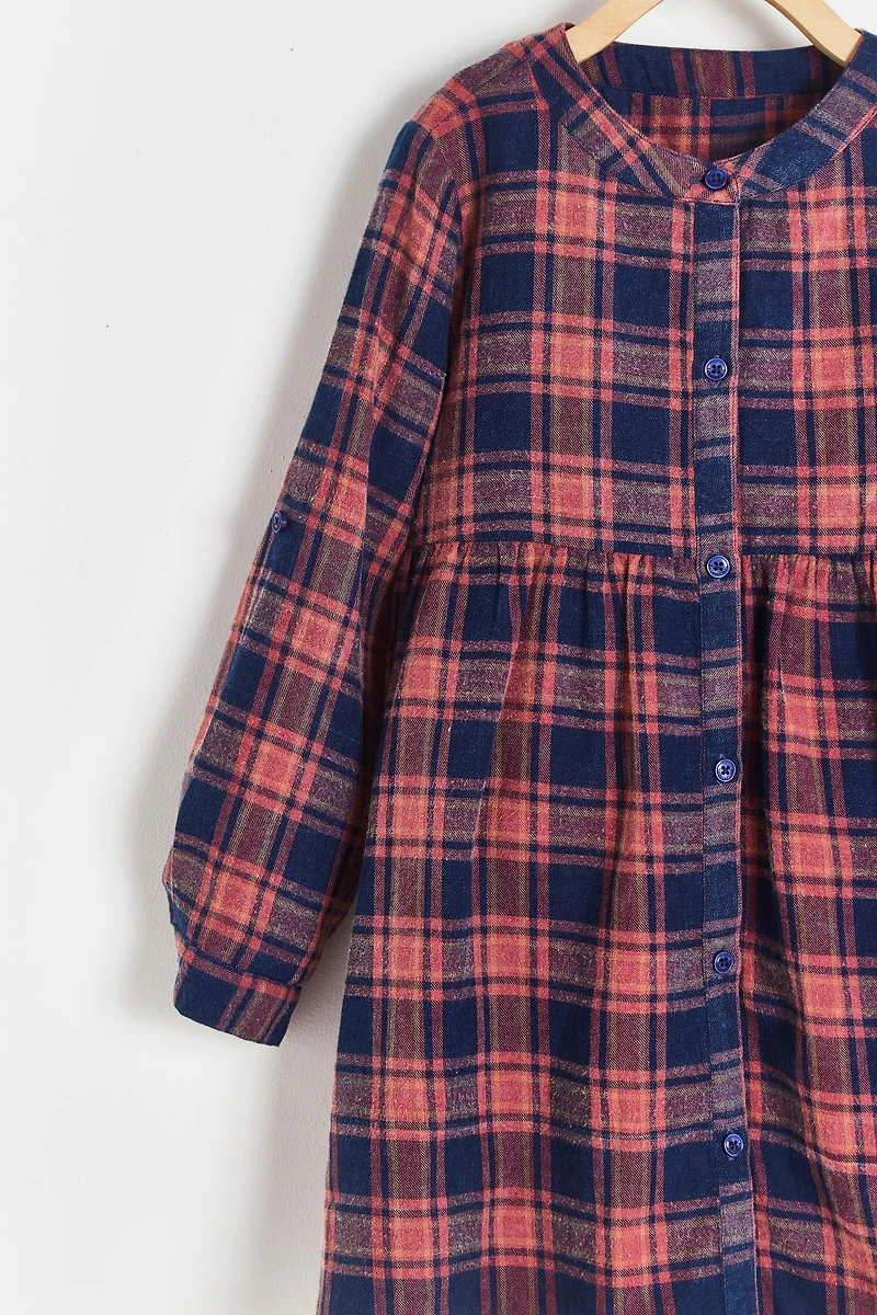 Carla Flannel Shirt Dress