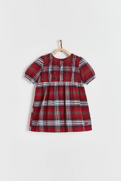 Christmas Flannel Plaid Dress
