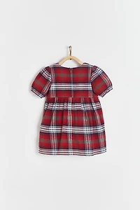 Christmas Flannel Plaid Dress