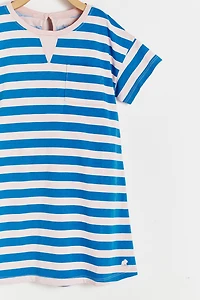 Fresia Striped Short Sleeve Dress