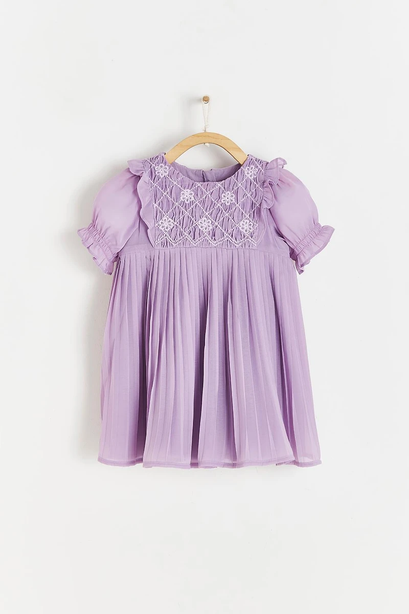 Poppy Pleated Dress