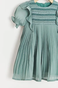 Jade Pleated Dress