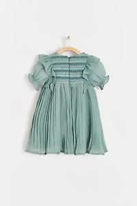 Jade Pleated Dress