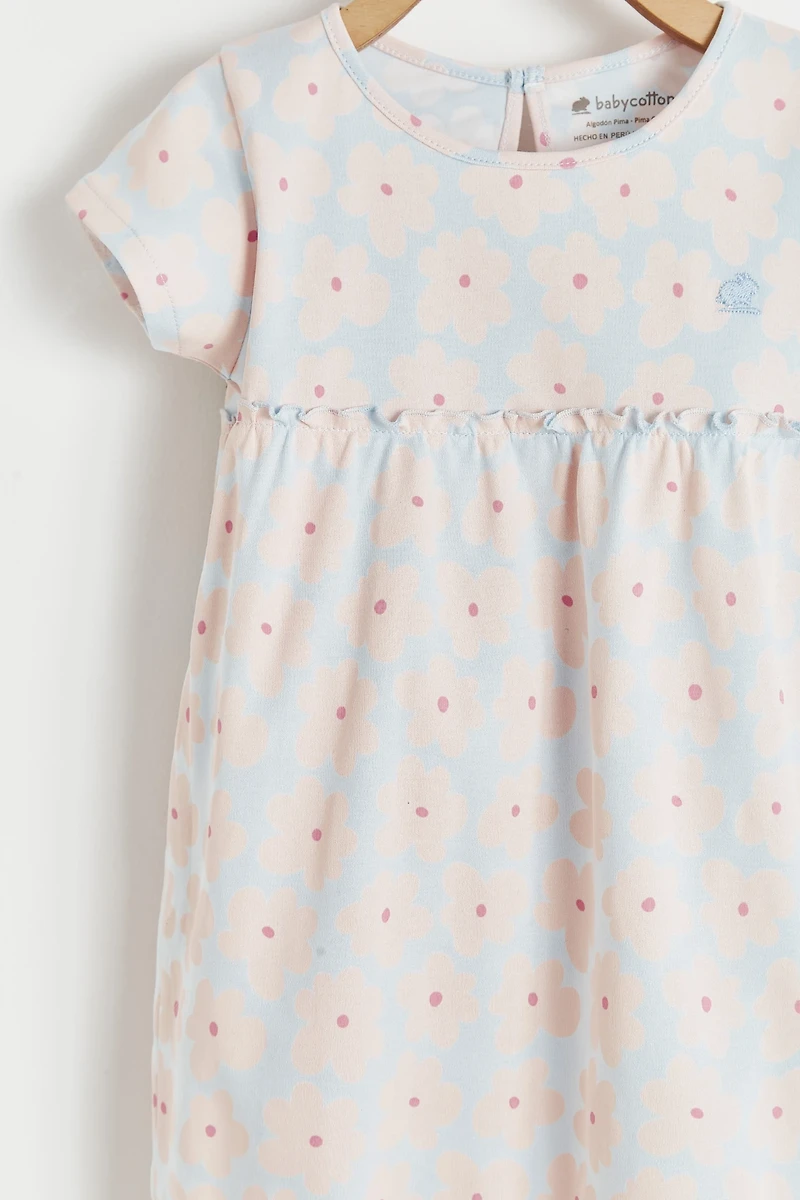 Flower Cotton Dress