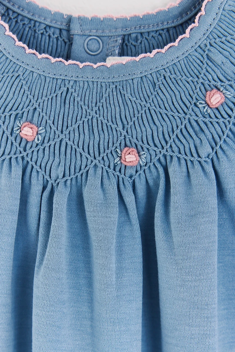 Peony Baby Dress Pima