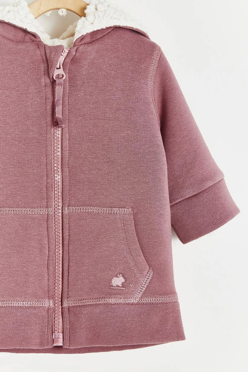 Tree Fleece & Sherpa Hoodie