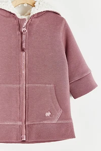 Tree Fleece & Sherpa Hoodie