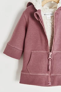 Tree Fleece & Sherpa Hoodie