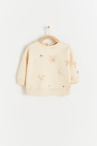 Tree Print Sweatshirt