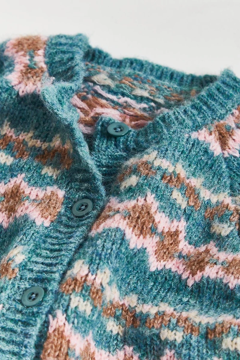 Jaquard Cardigan