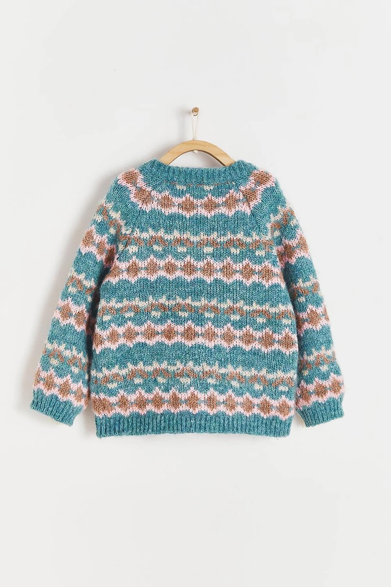 Jaquard Cardigan