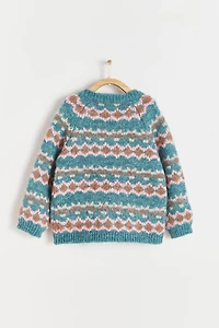 Jaquard Cardigan