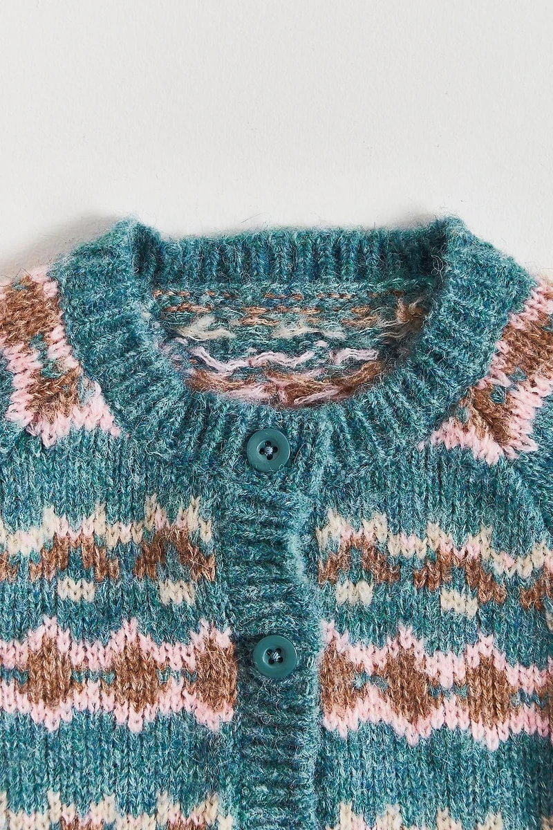 Jaquard Cardigan