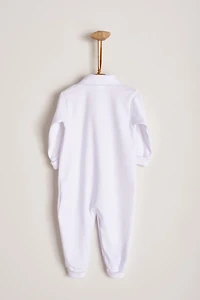 Peter Pan Collar Coverall