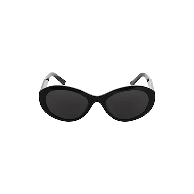 flat oval sunglasses