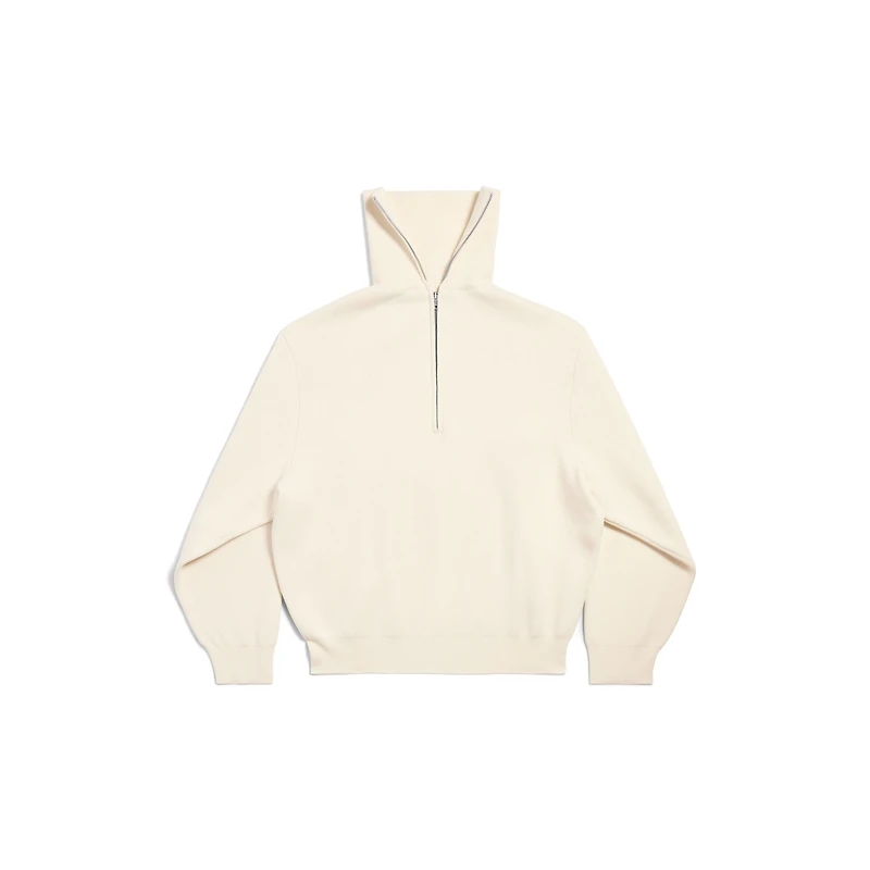 back-to-front high neck sweater