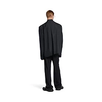 single breasted oversized tailored jacket