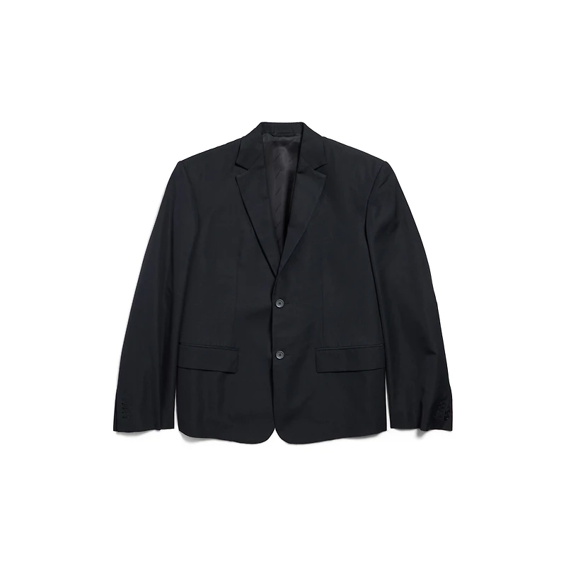 single breasted oversized tailored jacket