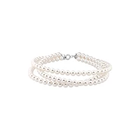 pearl 3-row choker
