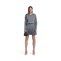 pleated skirt
