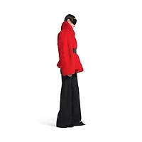 wrap animal- free fur coat