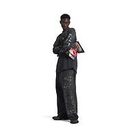 transparent tape baggy pants